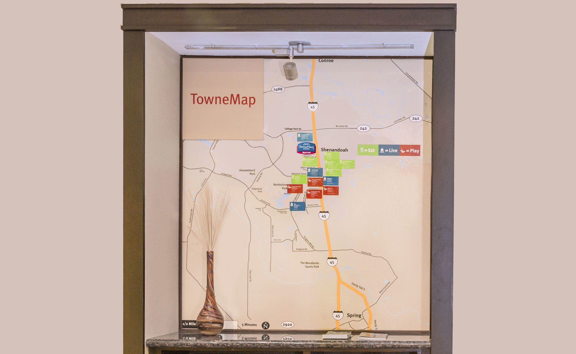 Towneplace Suites Houston North/Shenandoah Bagian luar foto